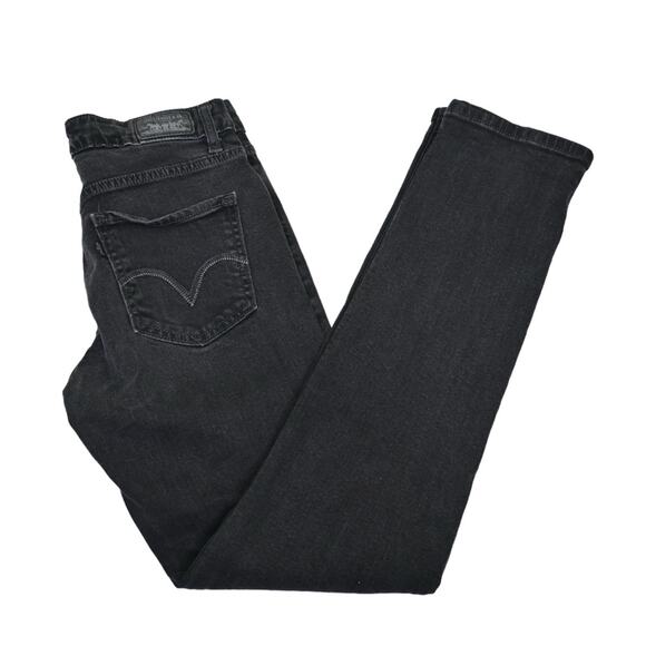 Levi's Womens 4 Medium Mid Rise Skinny Jean in Faded Black - Picture 3 of 11